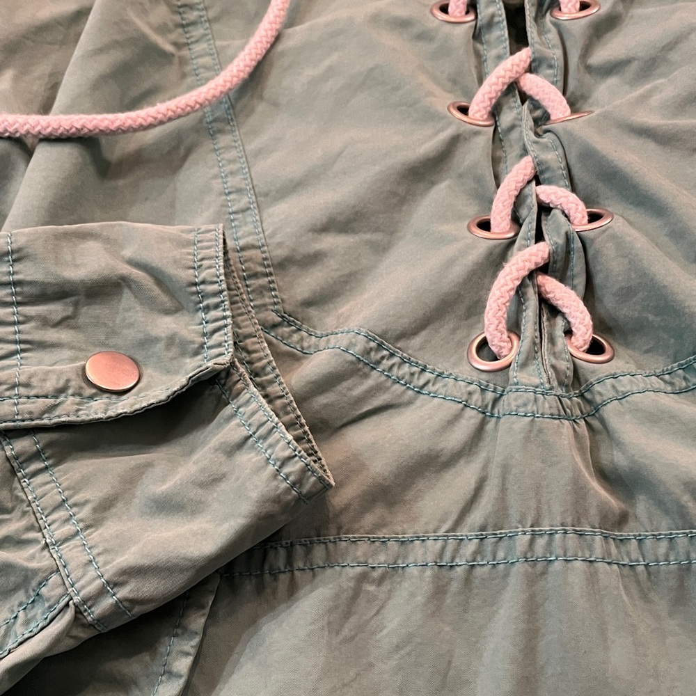 Free People Green Utility Jacket - Picture 8 of 8